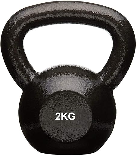 TAURAS Kettlebell, 2Kg Kettle Bell, Cast Iron Kettlebell, Kettlebells Weight, Kettlebells for Home Gym