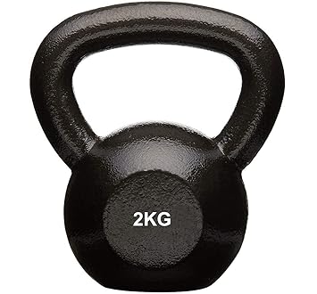 TAURAS Kettlebell, 2Kg Kettle Bell, Cast Iron Kettlebell, Kettlebells Weight, Kettlebells for Home Gym