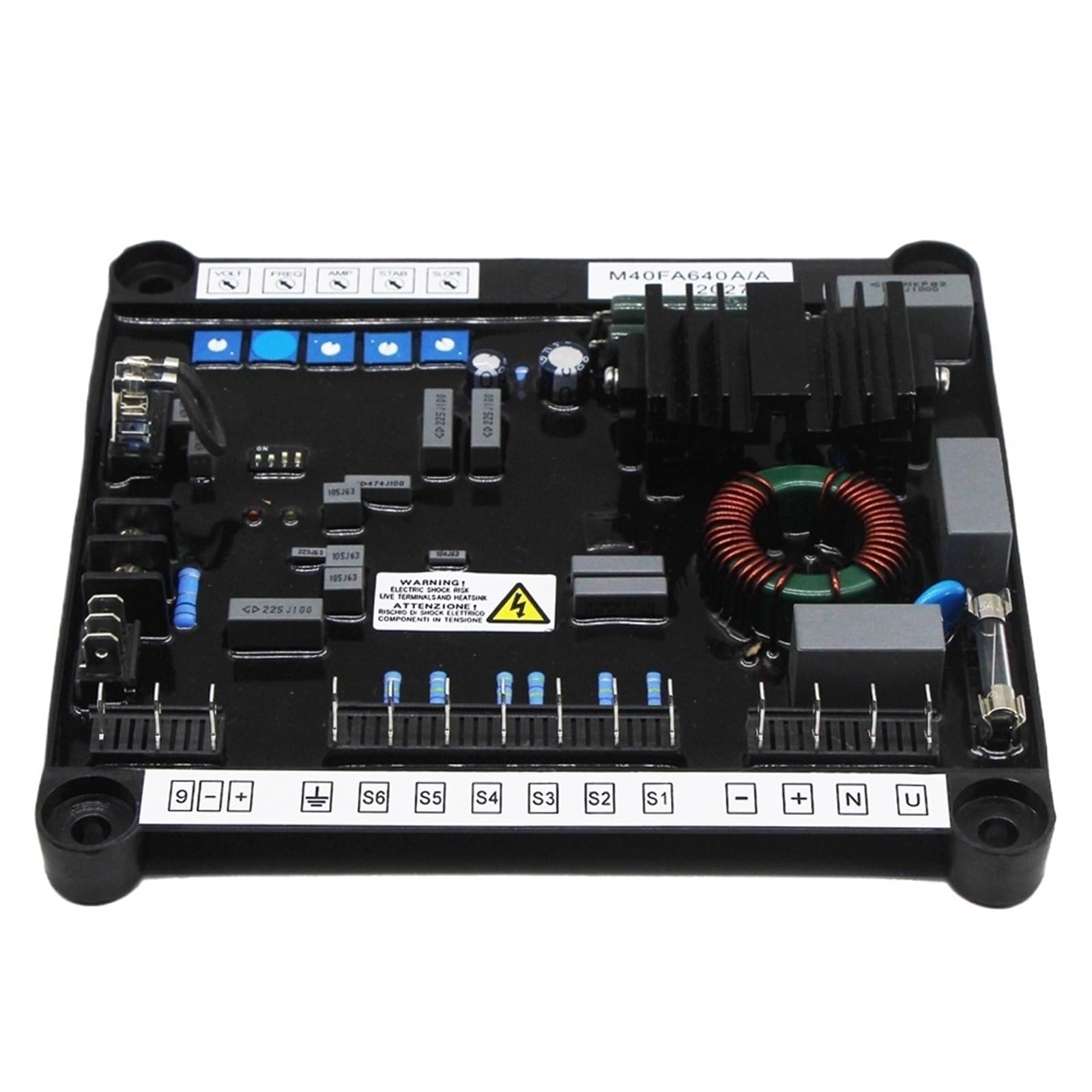 1 unidad M25FA600A AVR Regulador de voltaje automático Generador sin escobillas Placa M40FA640A