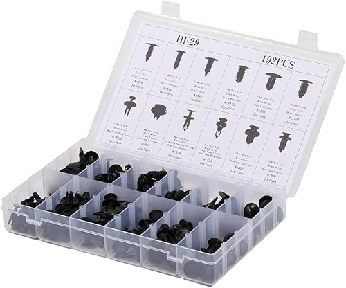 Miniatura 6 de SCITOO Clips universales de plástico para guardabarros, sujetadores de repuesto para coche, clips de remache, tornillos de expansión, 1 unidad