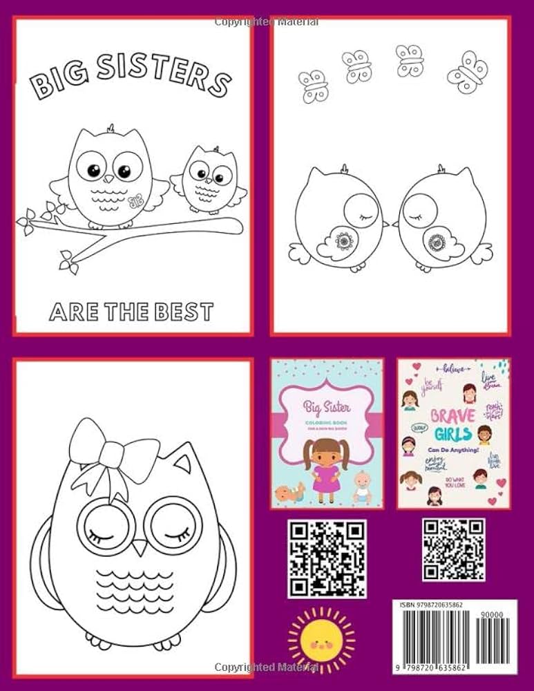 owl-coloring-for-the-best-big-sister-coloring-book-for-big-sister-owl-fans-9798720635862-press-happy-smart-books-amazon-com for Free Printable Big Sister Cards Owl Coloring For the Best Big Sister: Coloring book for Big Sister Owl Fans: 9798720635862: Press, Happy & Smart: Books - Amazon.com for Free Printable Big Sister Cards