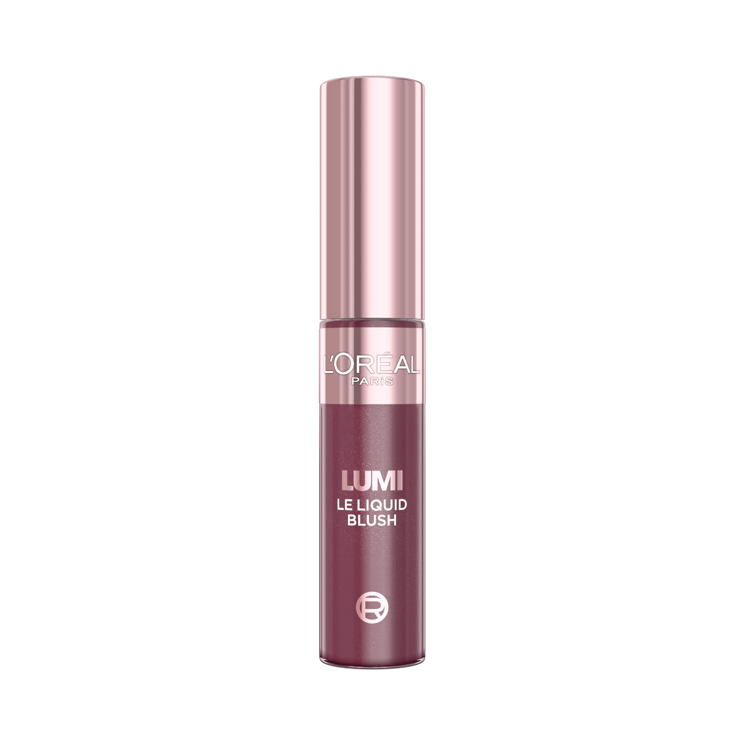 L'Oréal Paris Lumi Le Liquid Blush, Lightweight Radiant Colour & Glowy Finish, Highly-Pigmented, Buildable, Blends Seamlessly For A Gorgeous, Lasting Glow, 645 Glowy Cool Berry
