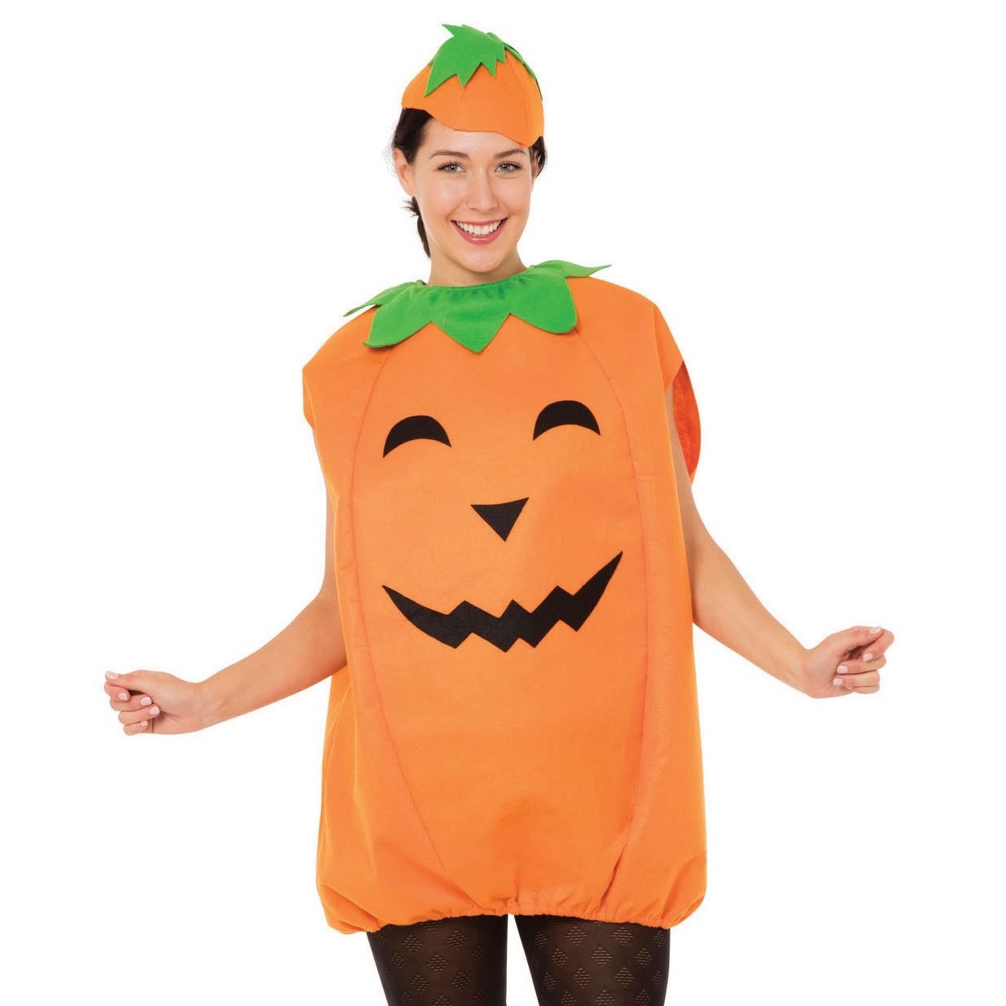 Bristol Novelty AC371 Pumpkin Costume, UK 10-14, Orange