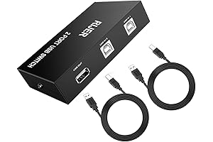 2 Port USB Switch: Effortlessly Connect Printers to Multiple Computers