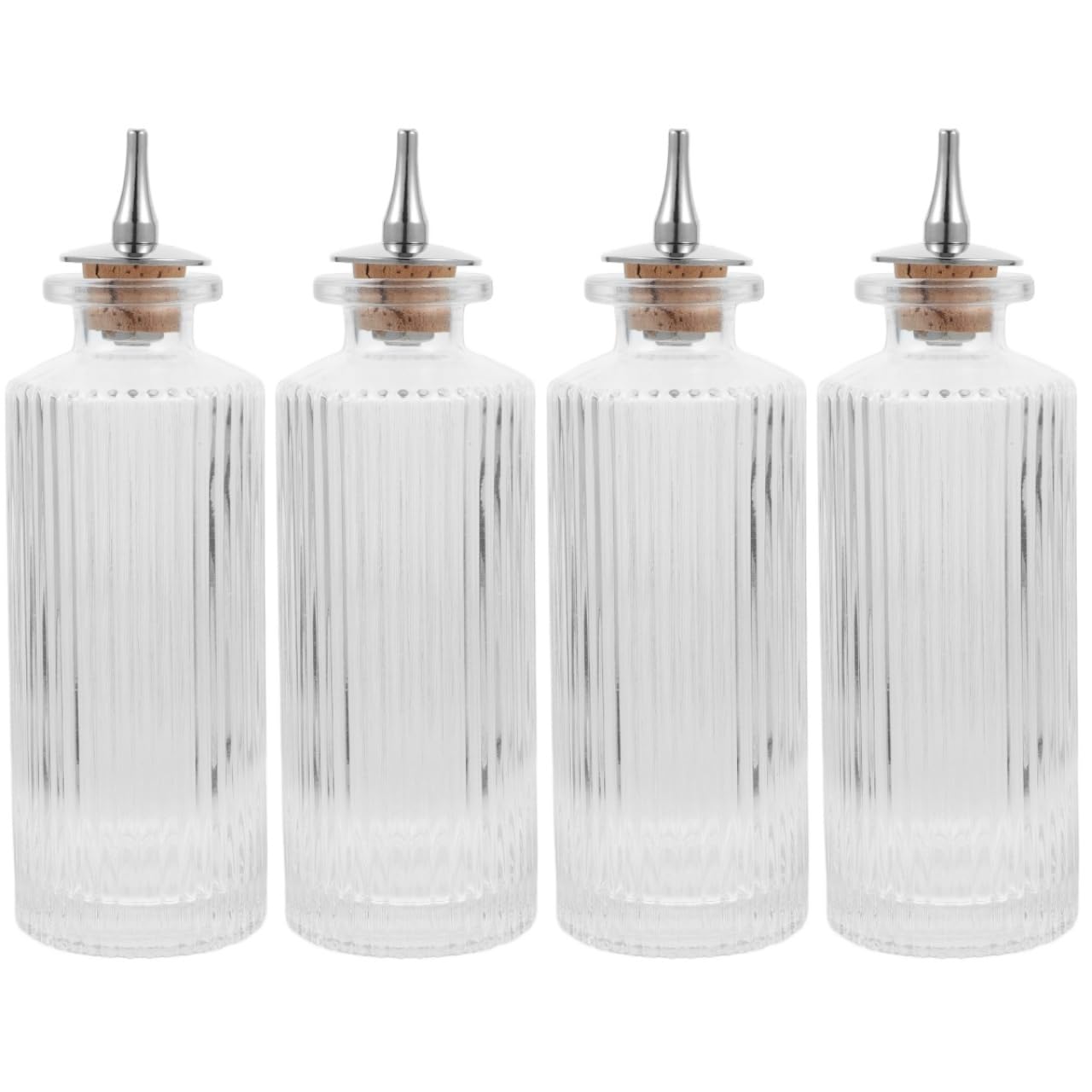 PRETYZOOM Multi-Function Small Glass Bitters Bottle with Detachable Stopper for Cocktail Party Practical Bar Supplies Compact and Lightweight Design
