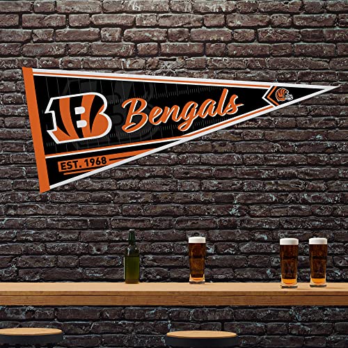 Image of Rico Industries NFL Football Classic 12 inch x 30 inch Felt Wall Decor Pennant - Great for Home /Bed Room /Man Cave Decor