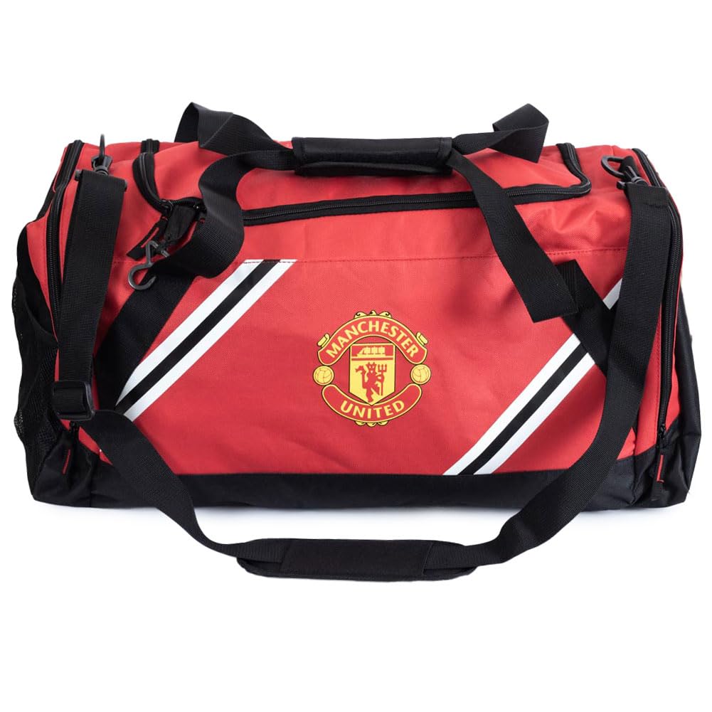 FOCO Offiziell lizenzierte Fußballtasche Manchester United FC Core Stripe
