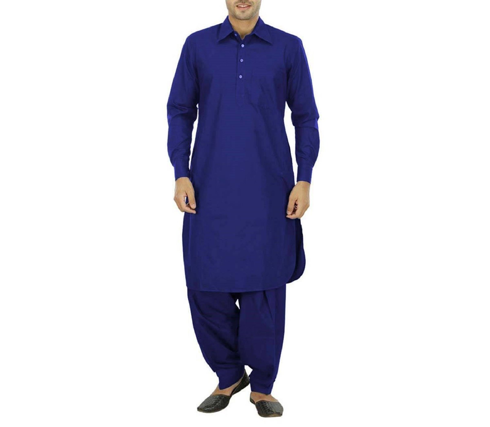 royal kurta Men's Linen Pathani Suit-picture-25