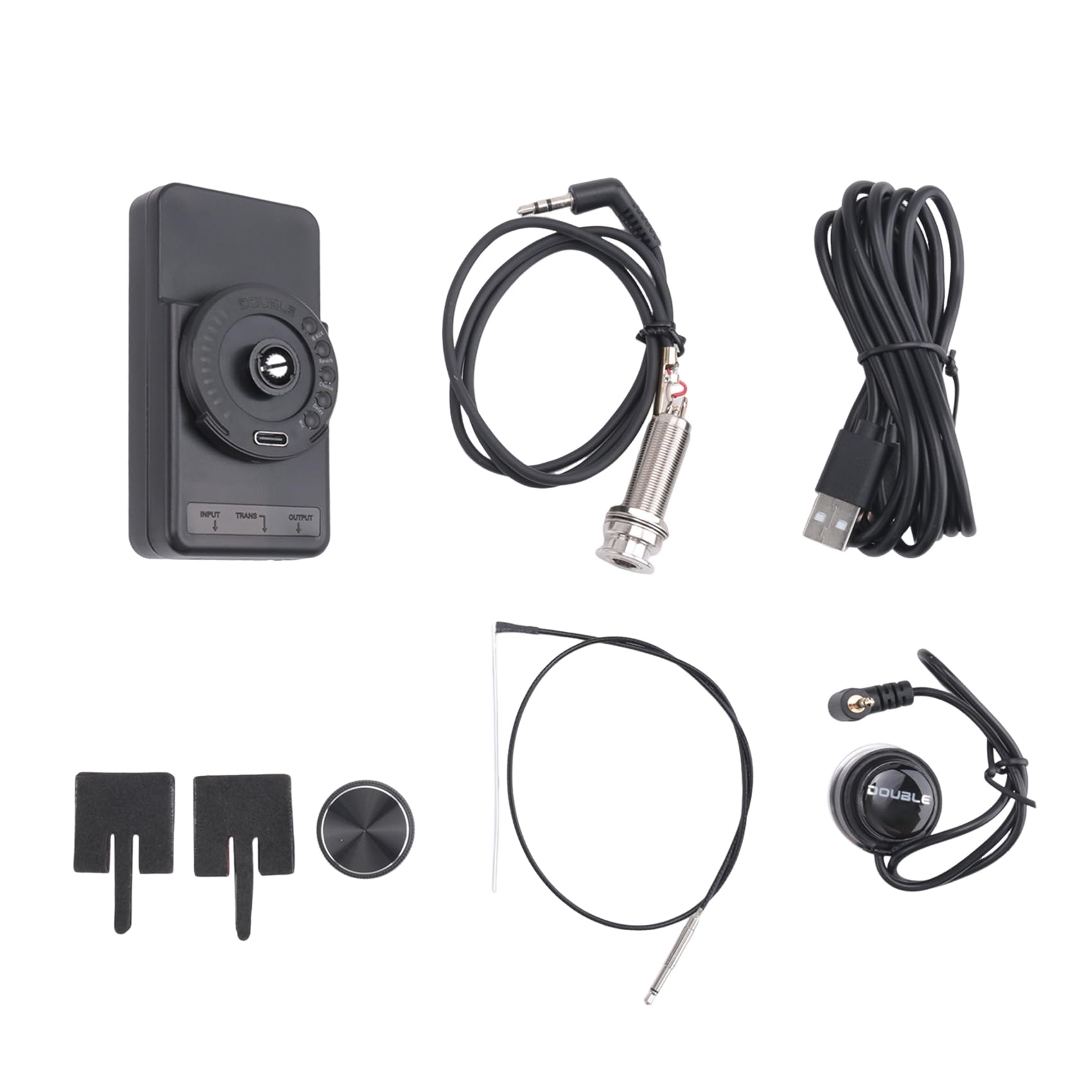 Pickup A Vibrazione OS1 Pickup Compatibile con Ricarica USB per Strumenti di Musica Folk Classica per Accessori per Chitarra