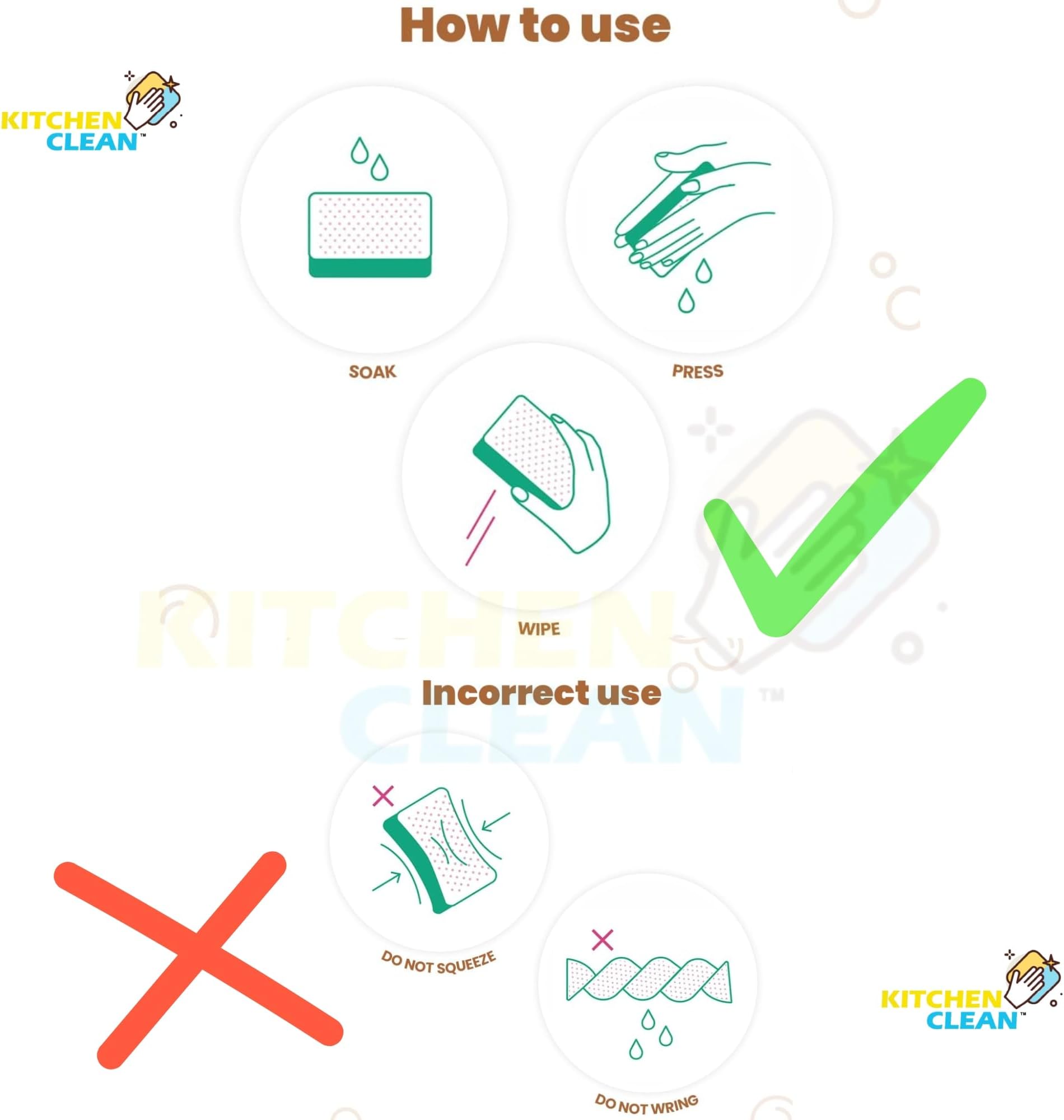 Kitchen Clean ™ Magic Eraser Cuboids | Chemical Free Multipurpose Nano-tech Magic Sponge | Switch Boards Taps Wall Stain Remover Glass Shoes Sneakers Cleaning Sponge Cut Cuboids (Pack of 10 Cuboids)