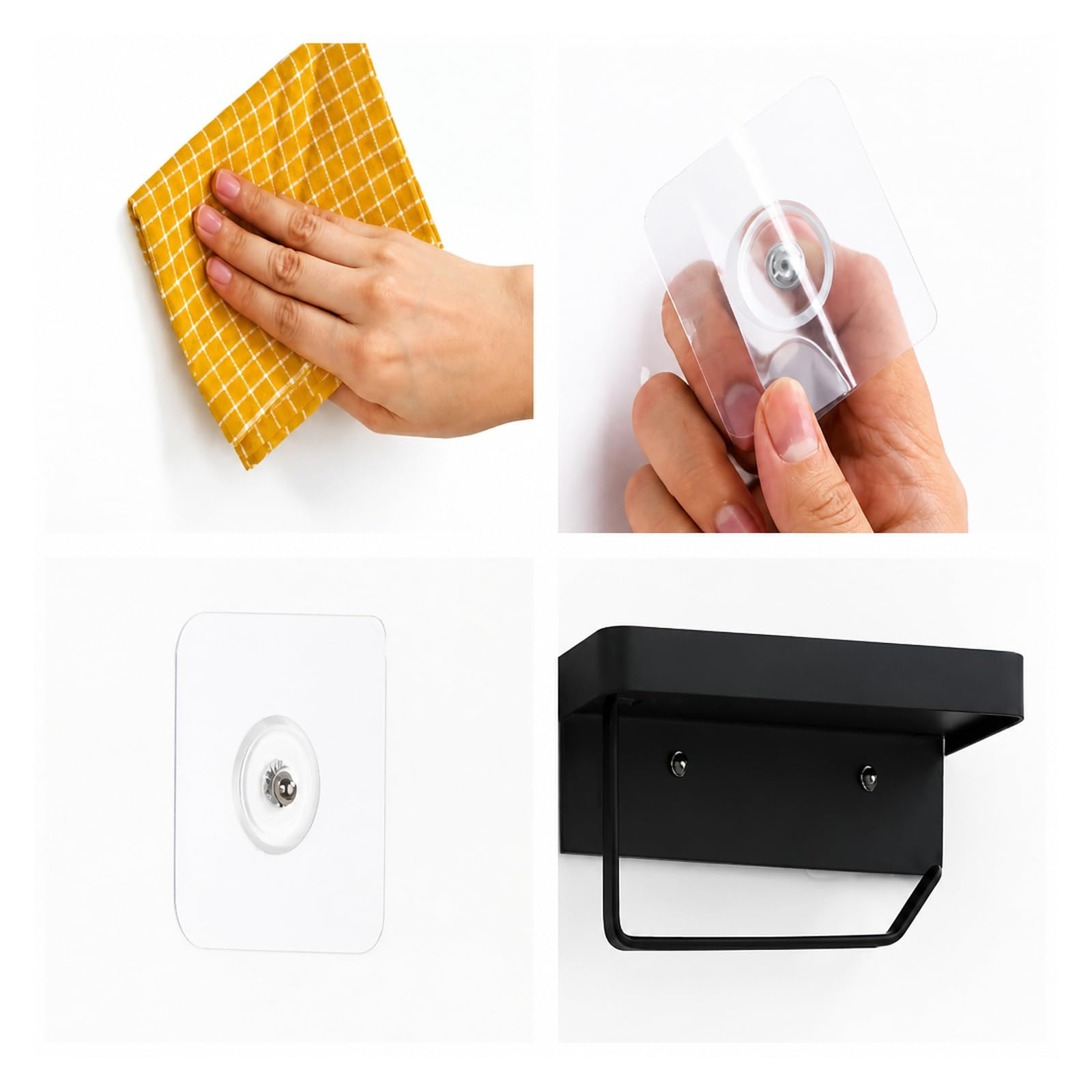 HLTYGWX Portarrollos de Papel higiénico, Soporte de Papel higiénico de Acero Inoxidable 304 sin perforación, para baño