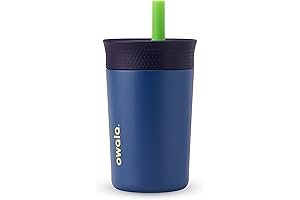 Owala Kids Navy Blue and Home Base Toddler Metal Water Bottle