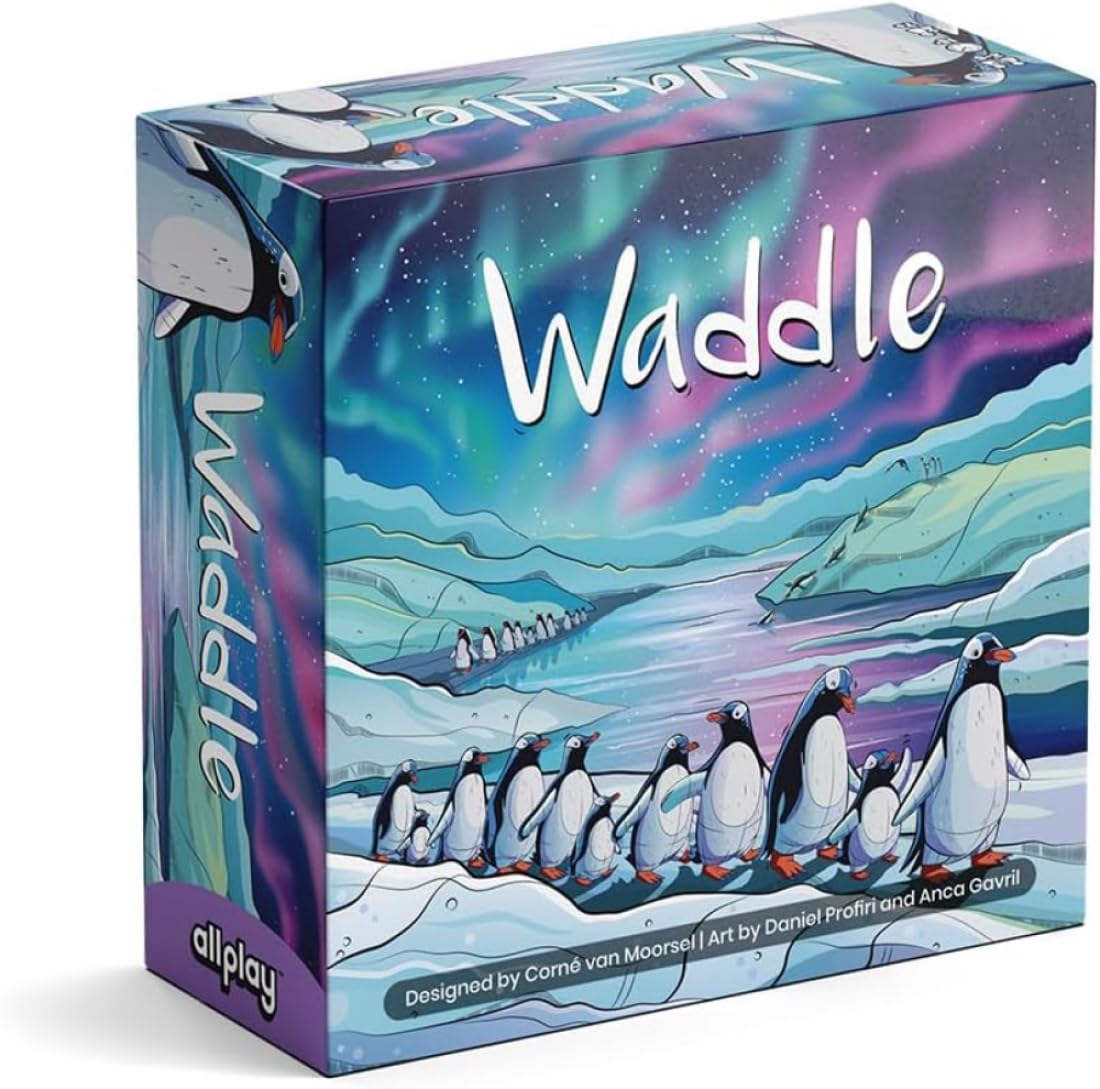 Waddle Abstract Strategy Board Game Fast-Paced Area Control for 2-5 Players Ages 7+ 15-Min Playtime 1-Minute to Teach Series