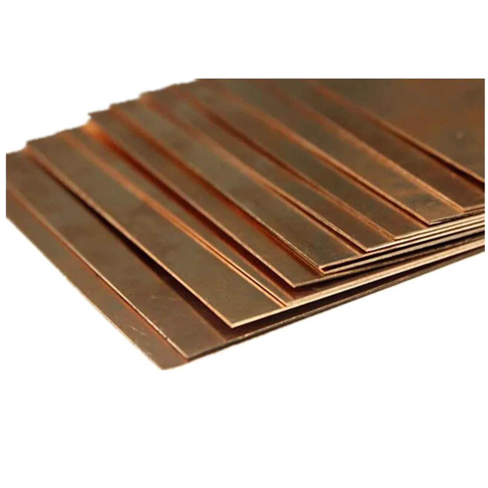 Placa de cobre 0,3-8 mm espesor, 100 x, 99,9% pureza, con comportamiento mecánico y estabilidad térmica Adecuado para joyería y manualidades(3x100x100mm)