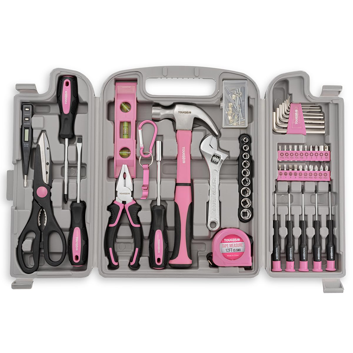 Buy ToughHub 56 pcs Tool Kit Complete Household Tool Set for Home