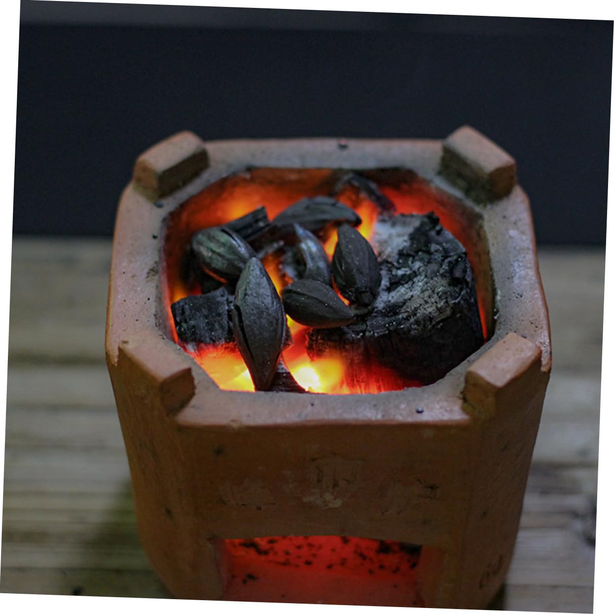 BESPORTBLE Carbone di Olivo Naturale per Barbecue e Stufa, 500g, 1 Sacchetto, per Grigliare All'aperto, Uso Efficiente e Versatile