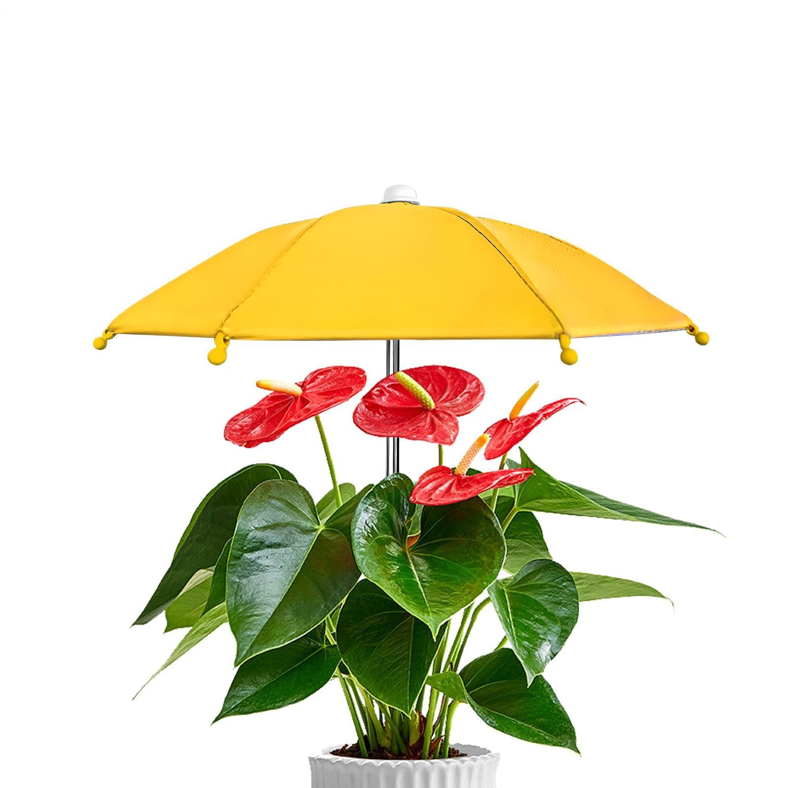 Nybhyjka Plant Shade Umbrella, 4 Pieces 27 Cm Height Sun Shade Plant Umbrella For Outdoor Plants, UV Protection Garden Plants Umbrellas Suns Shades Cover, For Potted Plantes Flowers Beds