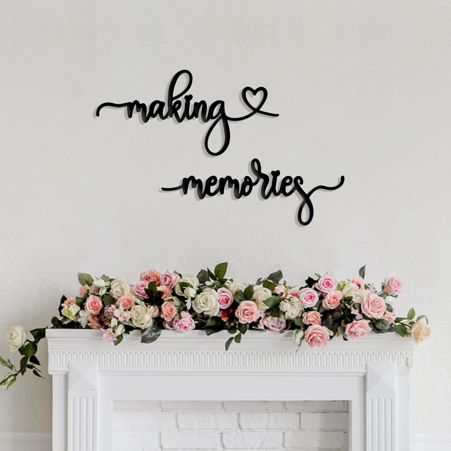 Rajukit Family Wall Decor Making Memories Metal Sign