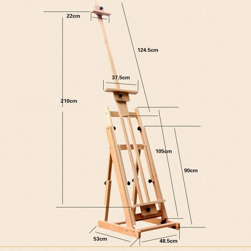 Sztaluga malarska podłoga duża sztaluga 196 cm stojak ekspozycyjny sztaluga malarska