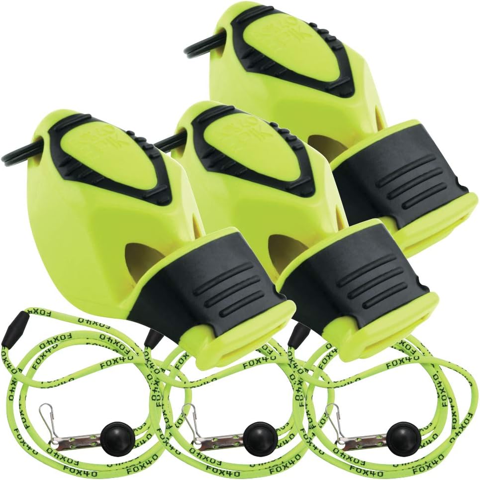 Fox 40EPIK CMG w/Breakaway Lanyard 3 Pack
