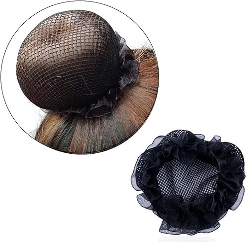 Miniatura 4 de 10 redes para el cabello para moño, para ballet, niñas, ballet, danza, elásticas, accesorios para el cabello para mujeres y niñas, Color