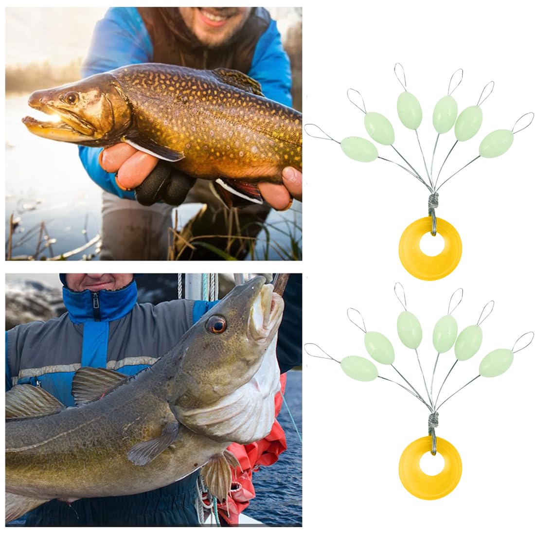 150 Stopper Per Pesca In Gomma - Set 6 In 1, Diametro 2mm, Per Acqua Dolce E Salata - Foto 14