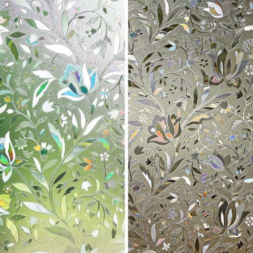 Película Para Ventanas Rabbitgoo Rainbow Tulip 17.5 x 78.7 pulgadas miniatura 1