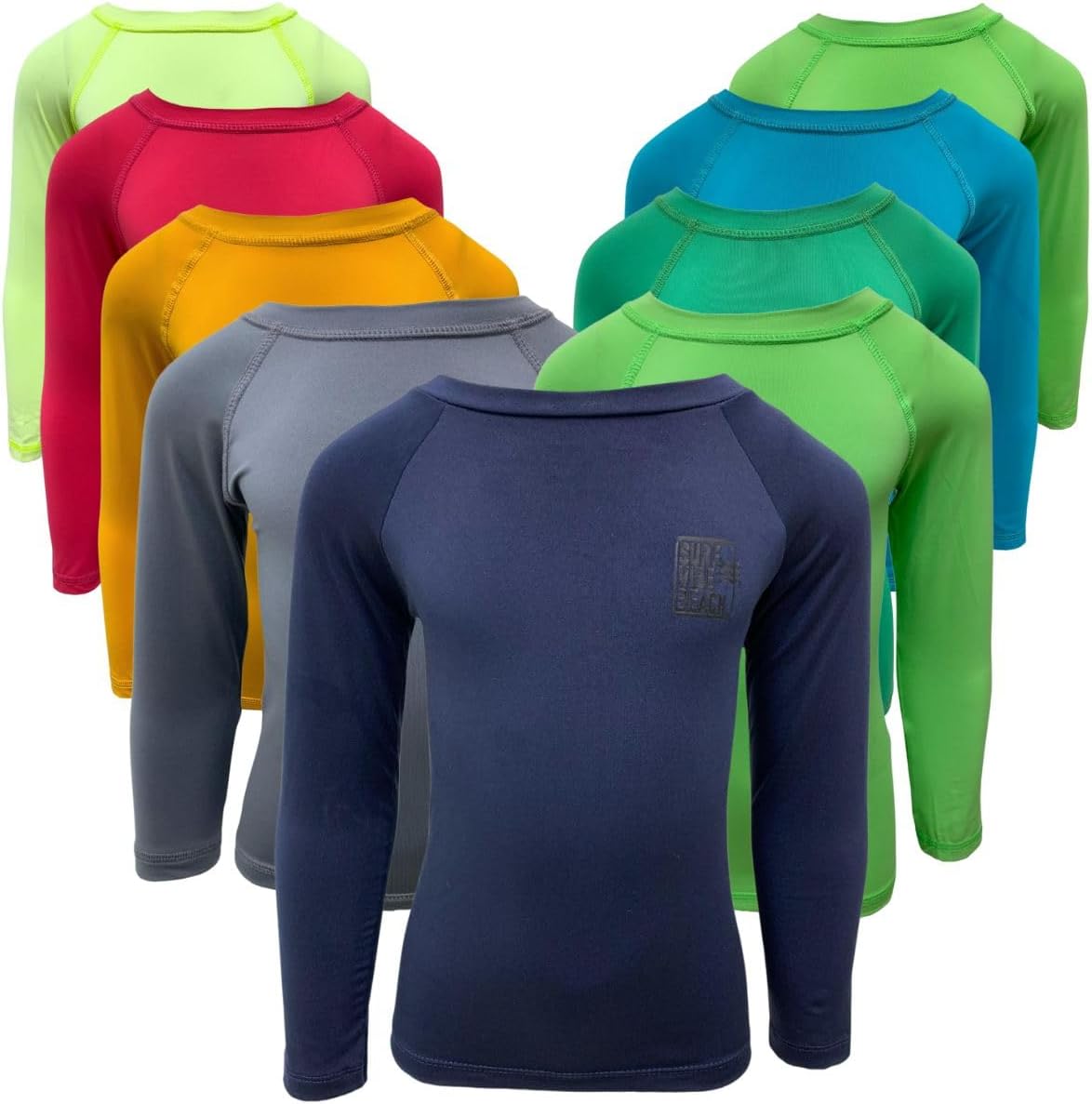 Kit 2 Camisas Térmica Manga Longa Proteção Solar Uv Sortidas Camiseta Blusa Praia Piscina Unissex