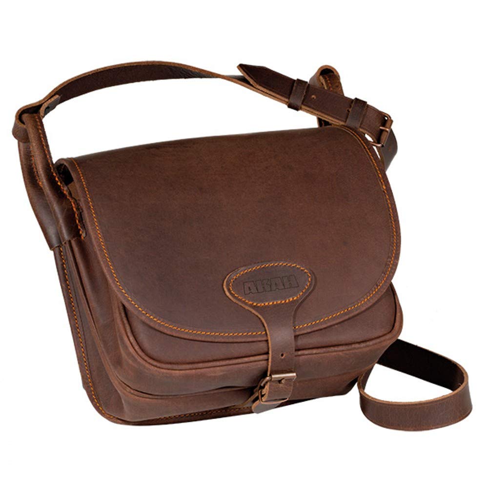 AKAH Jagdtasche Förstertasche Buck Leder Umhängetasche Handtasche