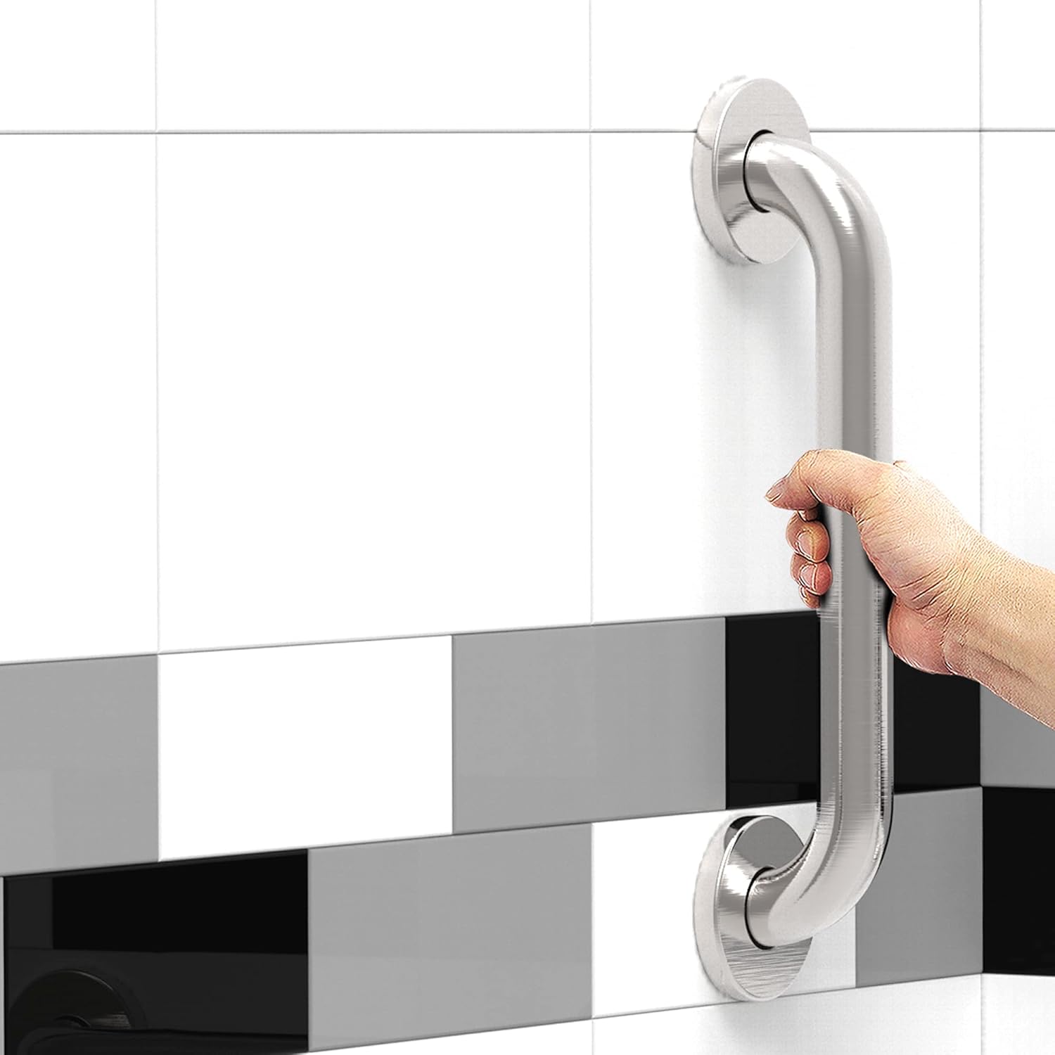 Chеареѕt 🛒 AmeriLuck Dual Pack 1-1/4 x 12in ADA Bath Safety Grab Bars, 500lbs Support, Commercial Grade Stainless Steel Bathtub Handrail, Mobility Aid Equipment, Brushed Nickel 🛒 Flаѕh Sаlе AmeriLuck Dual Pack 1-1/4 x 12in ADA Bath Safety Grab Bars, 500lbs Support, Commercial Grade Stainless Steel Bathtub Handrail, Mobility Aid Equipment, Brushed Nickel