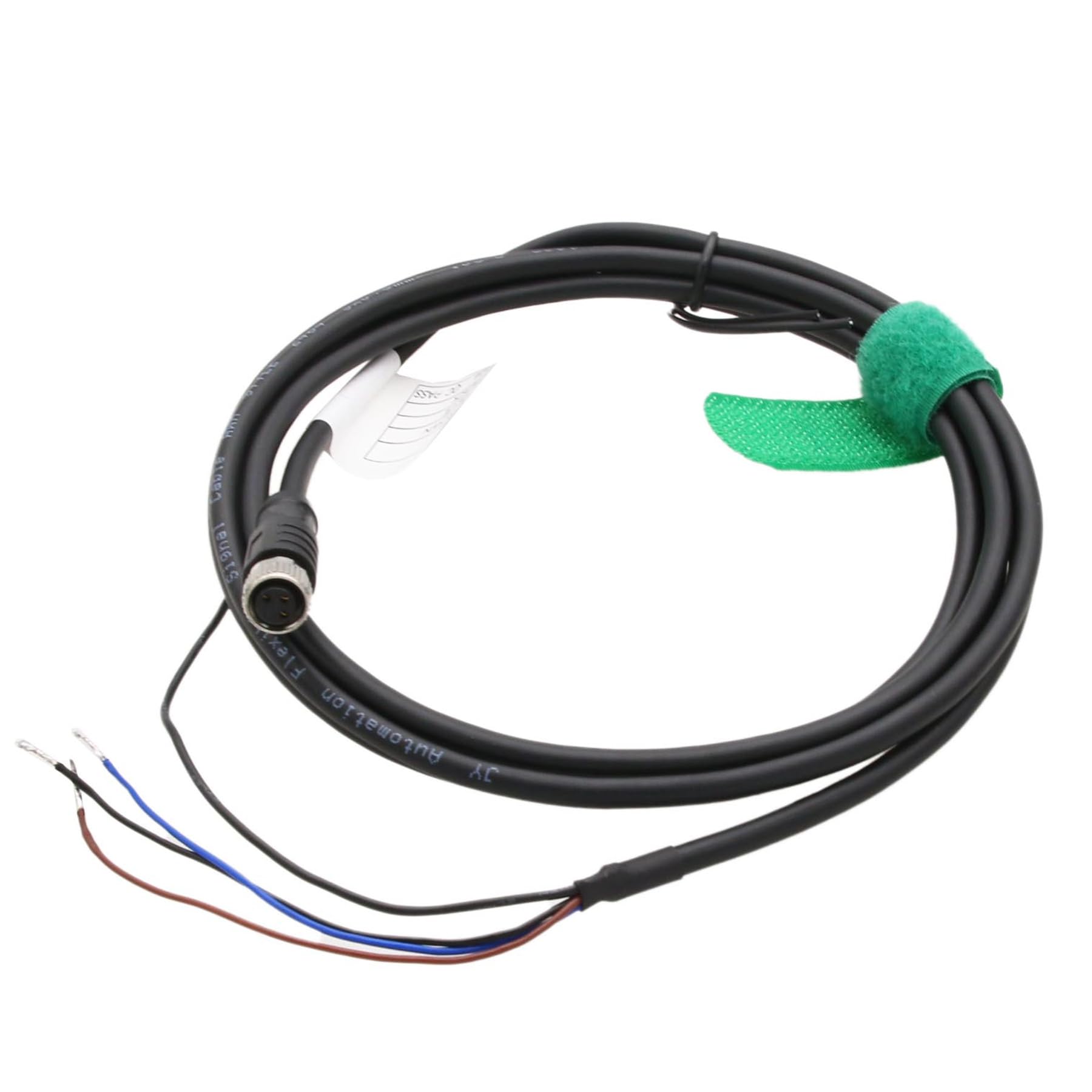 HangTon Câble d'alimentation électrique M8 à 3 broches femelles pour bannière Baumer Turck Sick Automation Contrôle de terrain Dispositif de connexion I/O Commutateur de connexion PVC blindé 10 m