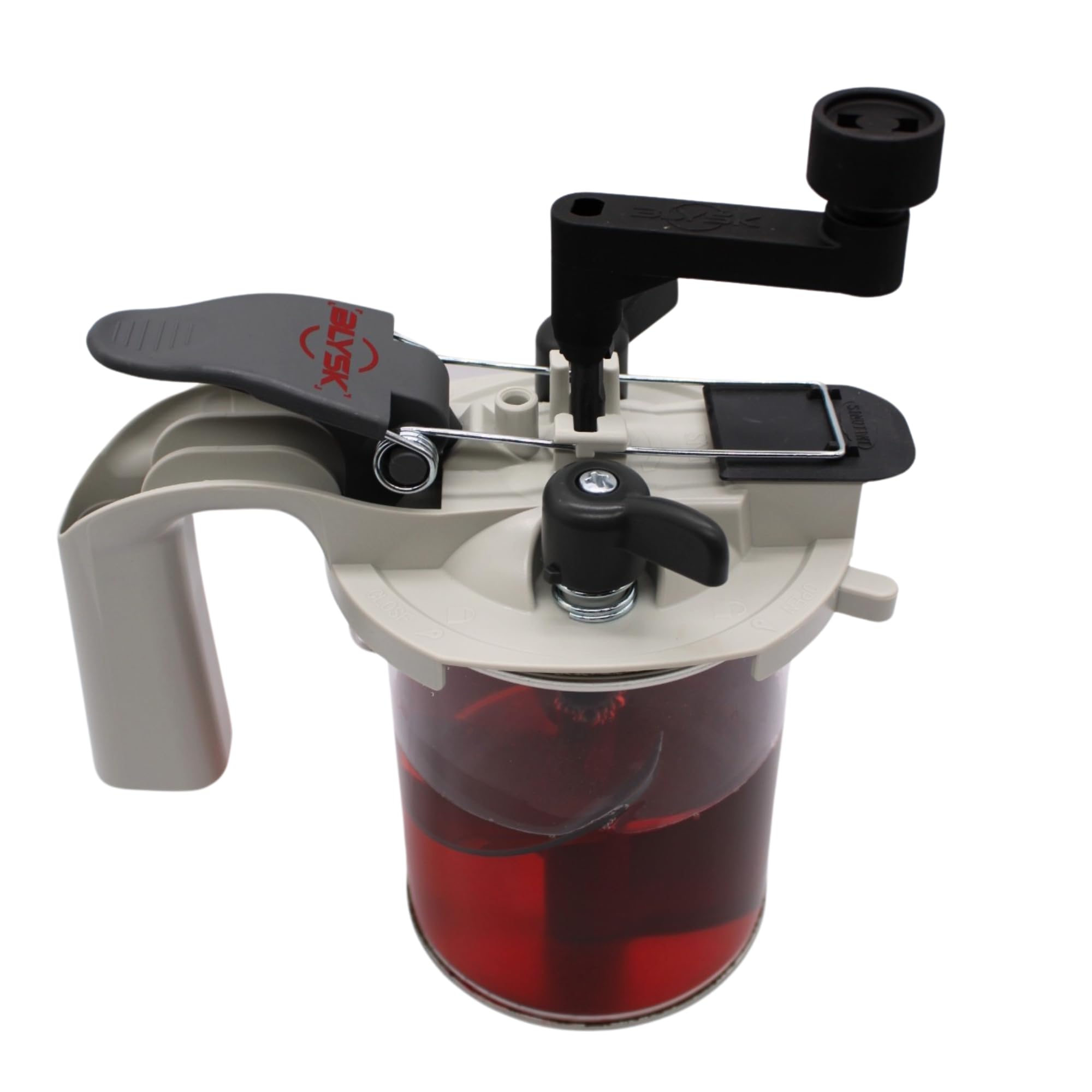 Blysk Mixing Mate Paint Lid Stir, Store, and Pour. Mess-Free Mixing Lid for 1 Quart Paint Containers