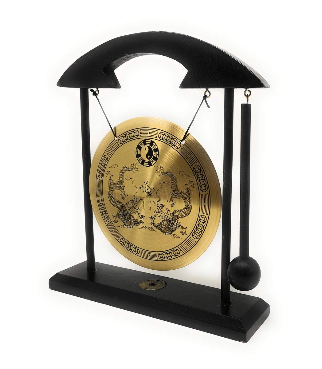 Unlimited Lunar Flare Gongs - Includes Mallet & Rope/Sound Healing & Meditation Instrument/Bronze Chinese Gong/Deep Lingering Tones