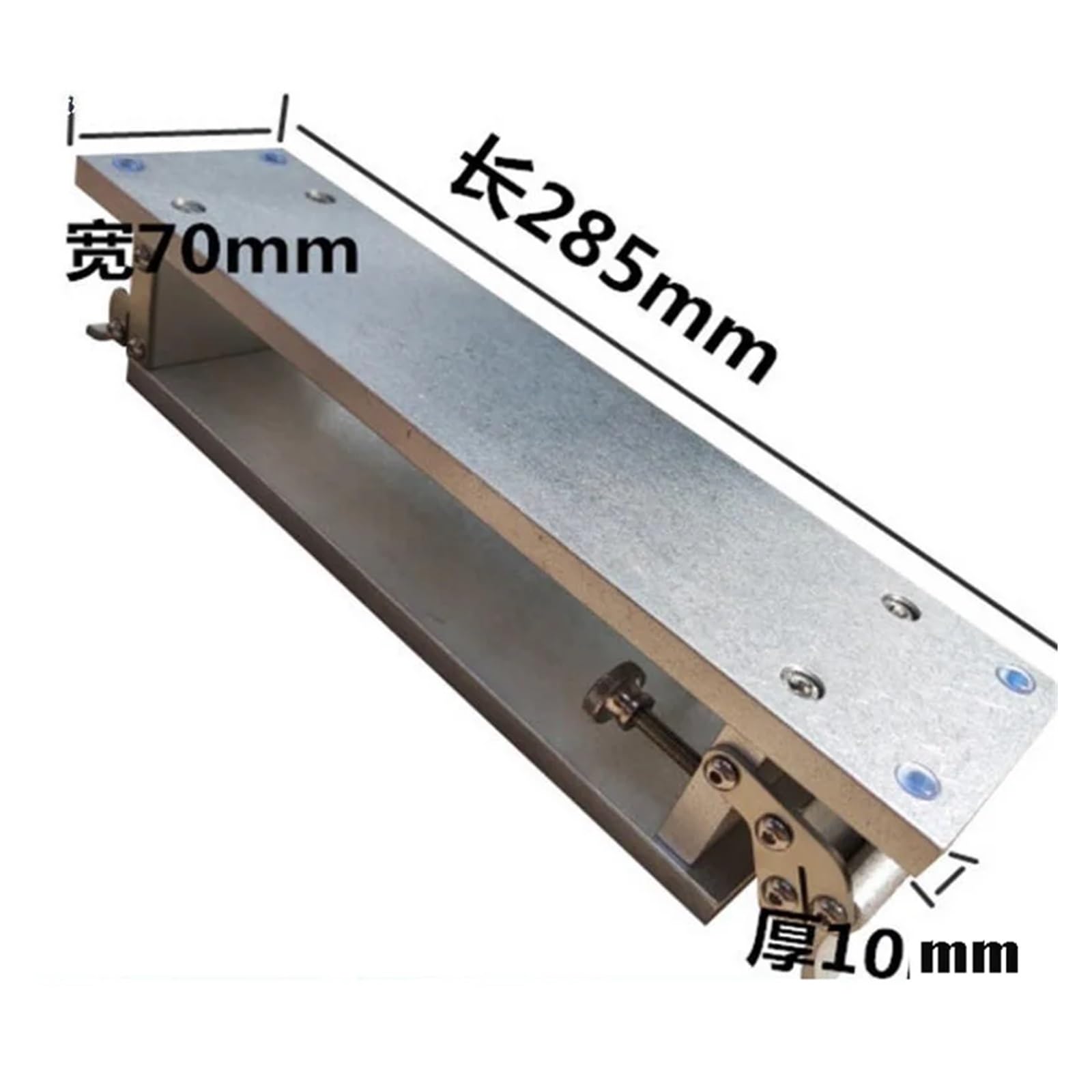 Uchwyt na papier ścierny ze stopu aluminium DIY, skórzana ostrzałka do noży, szlifierka do papieru ściernego, 230x70 mm