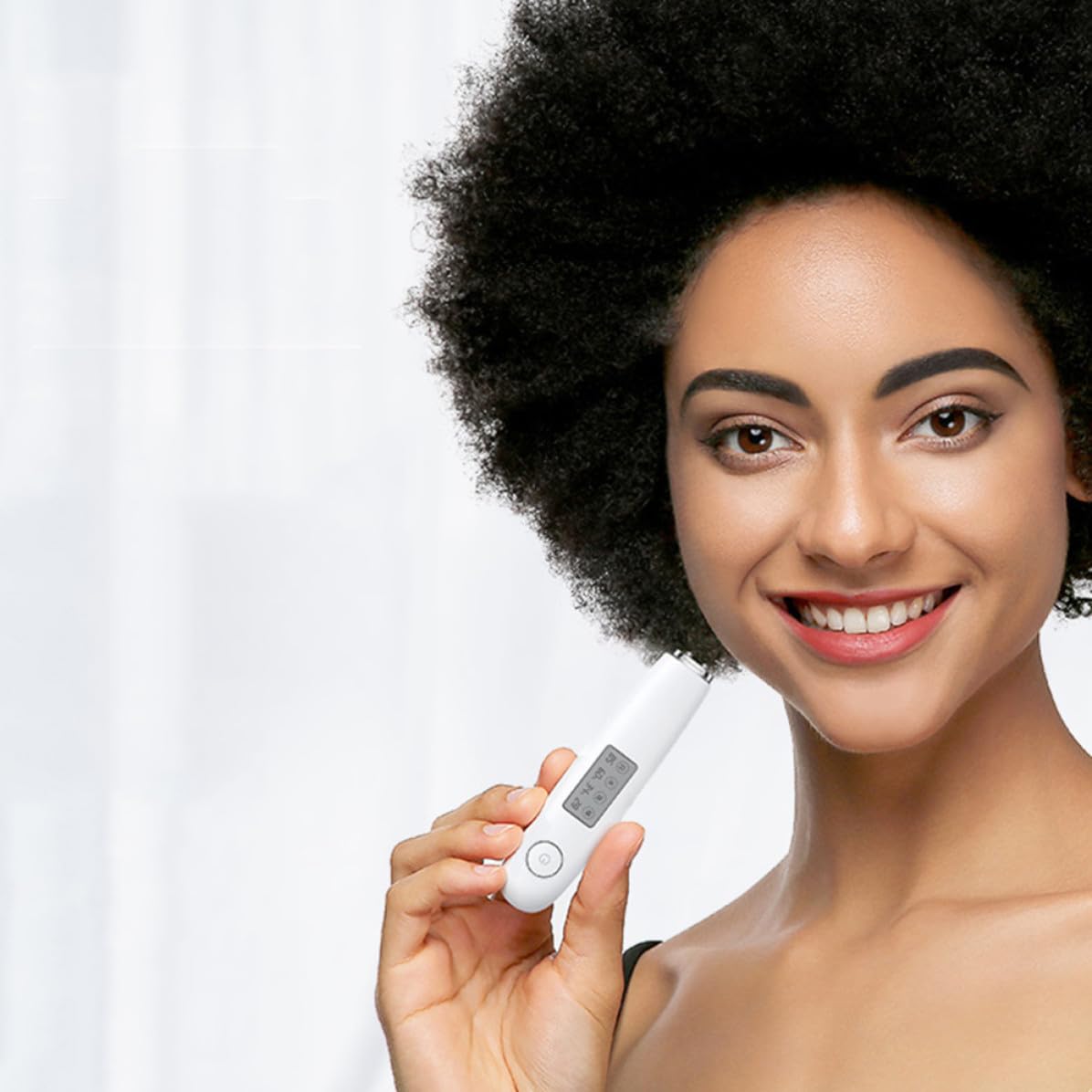 Tester Pelle Personale Bianco Abs per Uso Familiare, Analizzatore Cutaneo