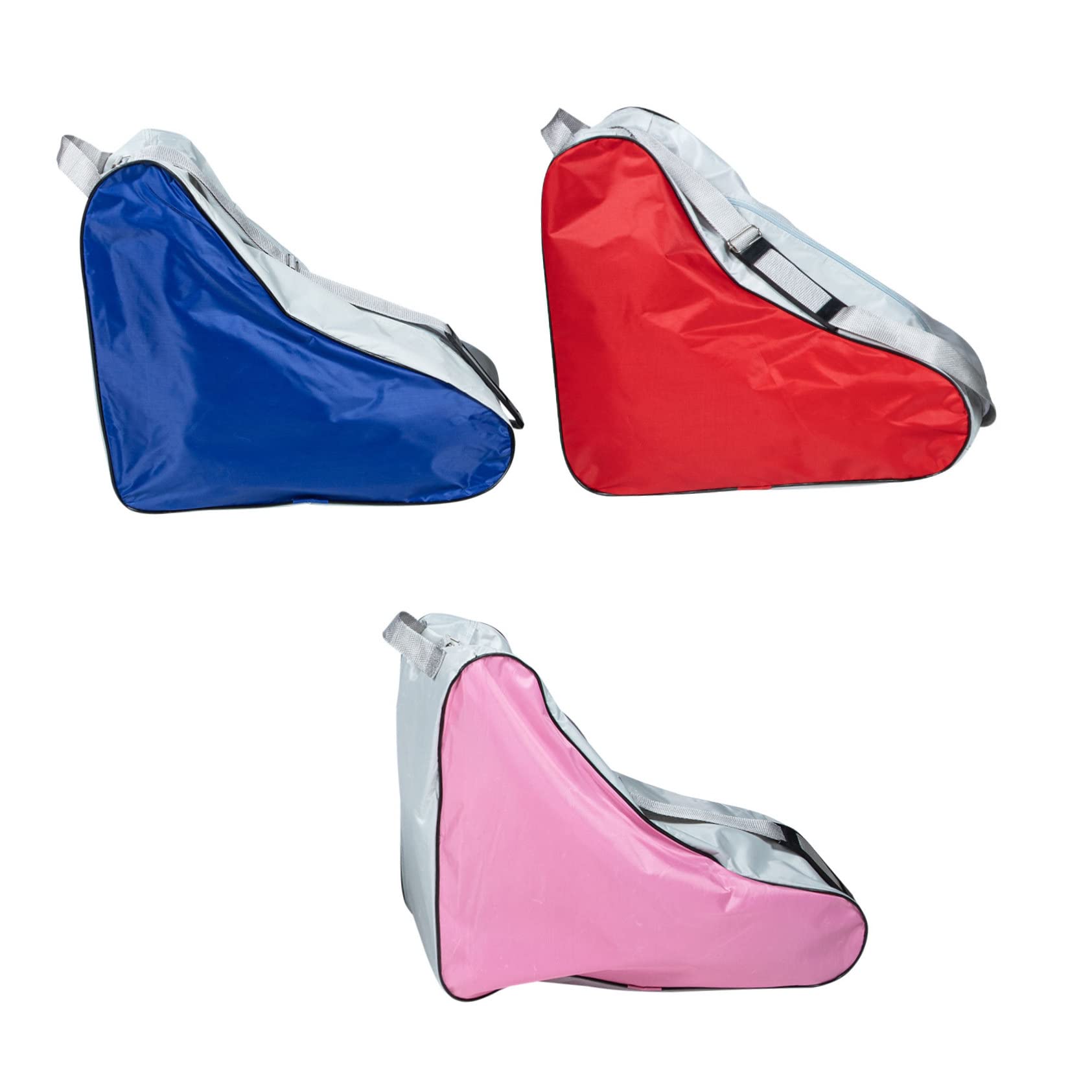 3pezzi Borsa Porta Pattini Borsa Con Cerniera Per Pattinaggio Design Portatile e Organizer Per Pattini Per Uso Esterno