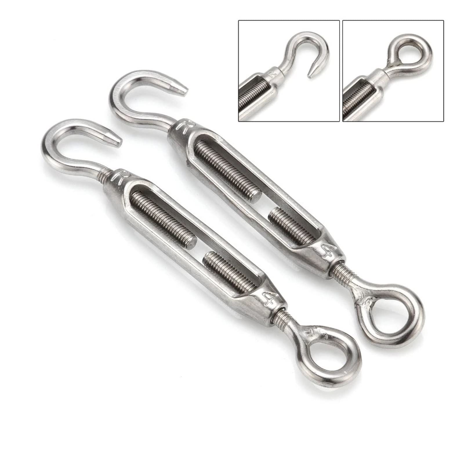 MINTCRAFT LR210 - Tornillo De Ojo De Acero Grande Número 0000, Zinc