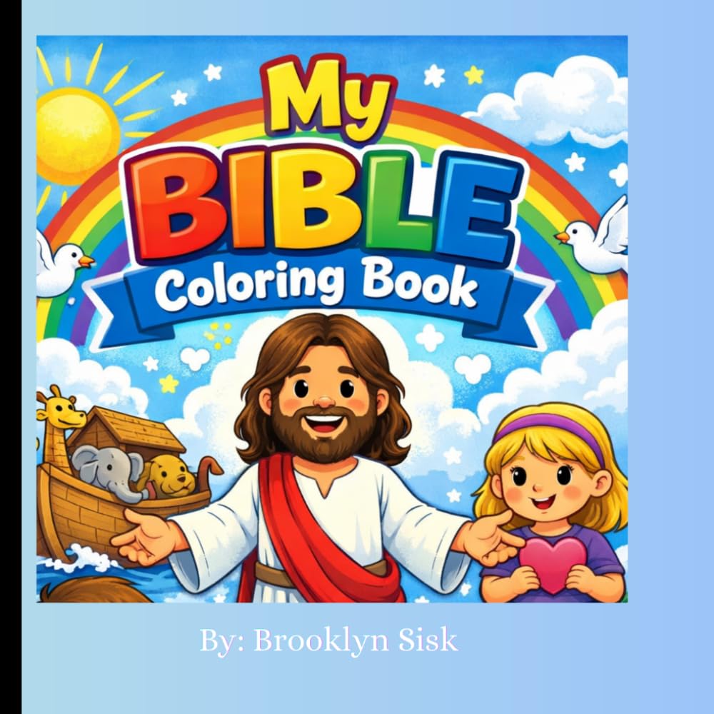 My Bible Coloring Book: Fun Bible ABCs to Color, Learn, and Grow in Faith