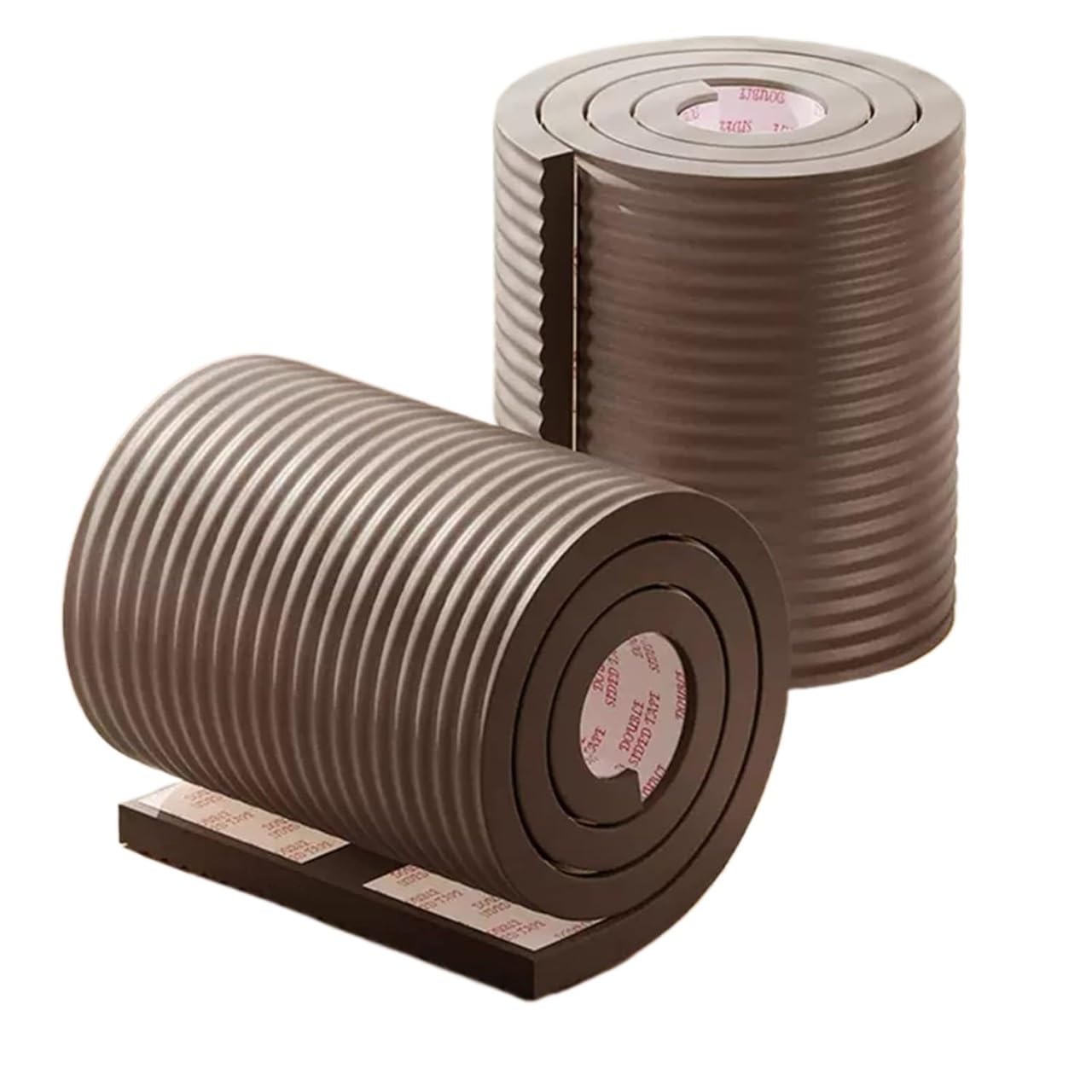 Le mur de couverture, Protections d'angle murales de garage marron, 2 m (2 à 20 pièces), bord en mousse ou(2m-15pcs)
