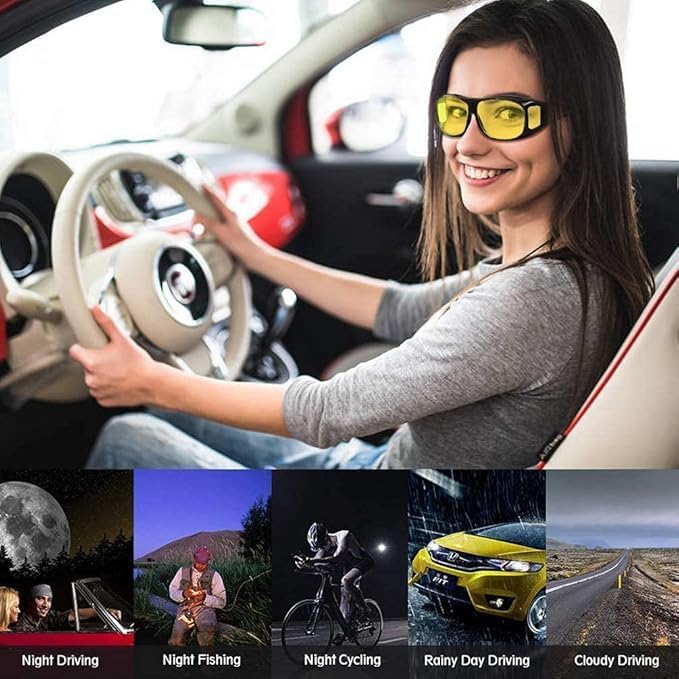 Polarized Night Vision Sunglasses - 2 Pack for Men & Women - Image 7