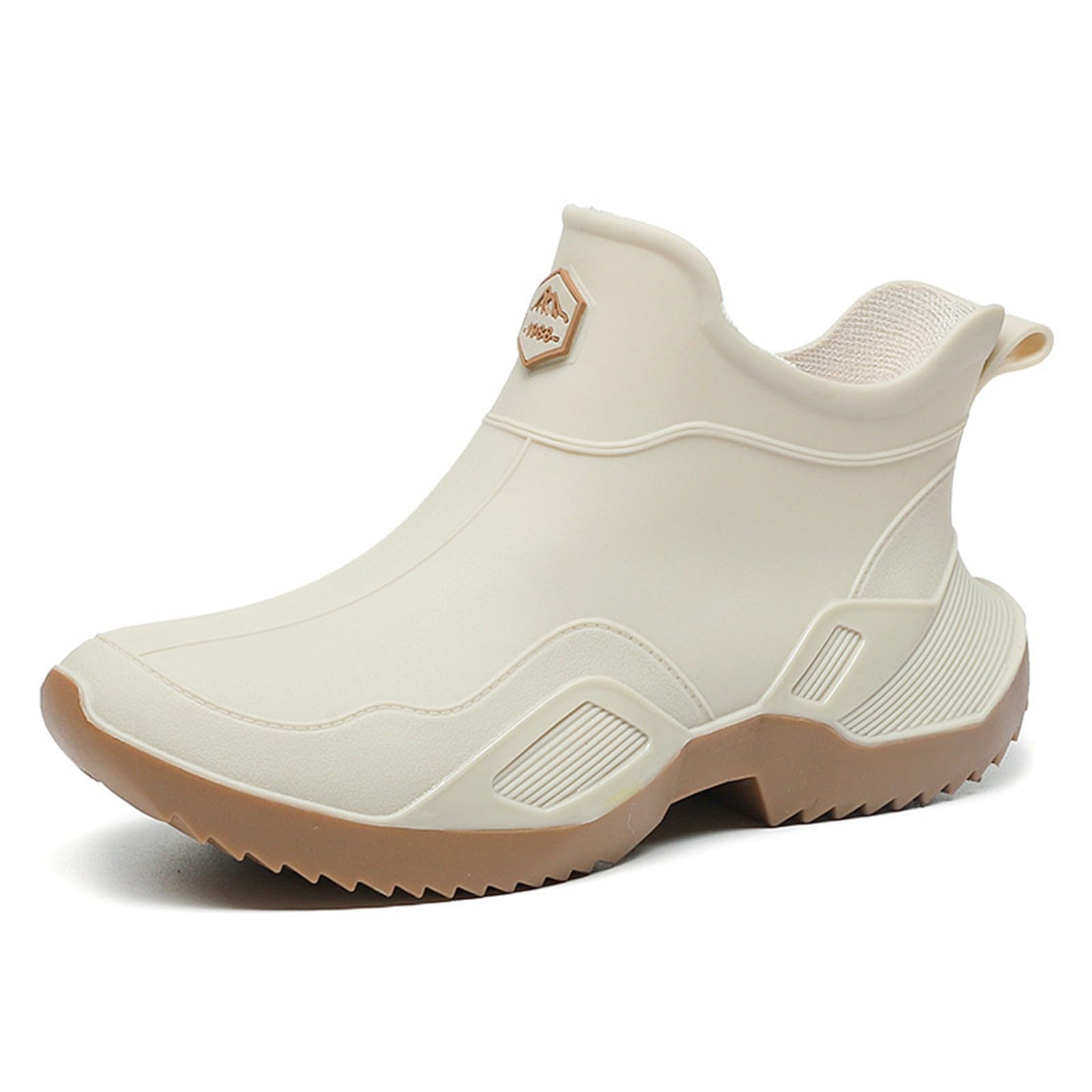 Botas de goma para hombre, botines de lluvia, antideslizantes, botas de lluvia cortas, botas de goma, impermeables, botines de tobillo, botas de jardín, botas de exterior