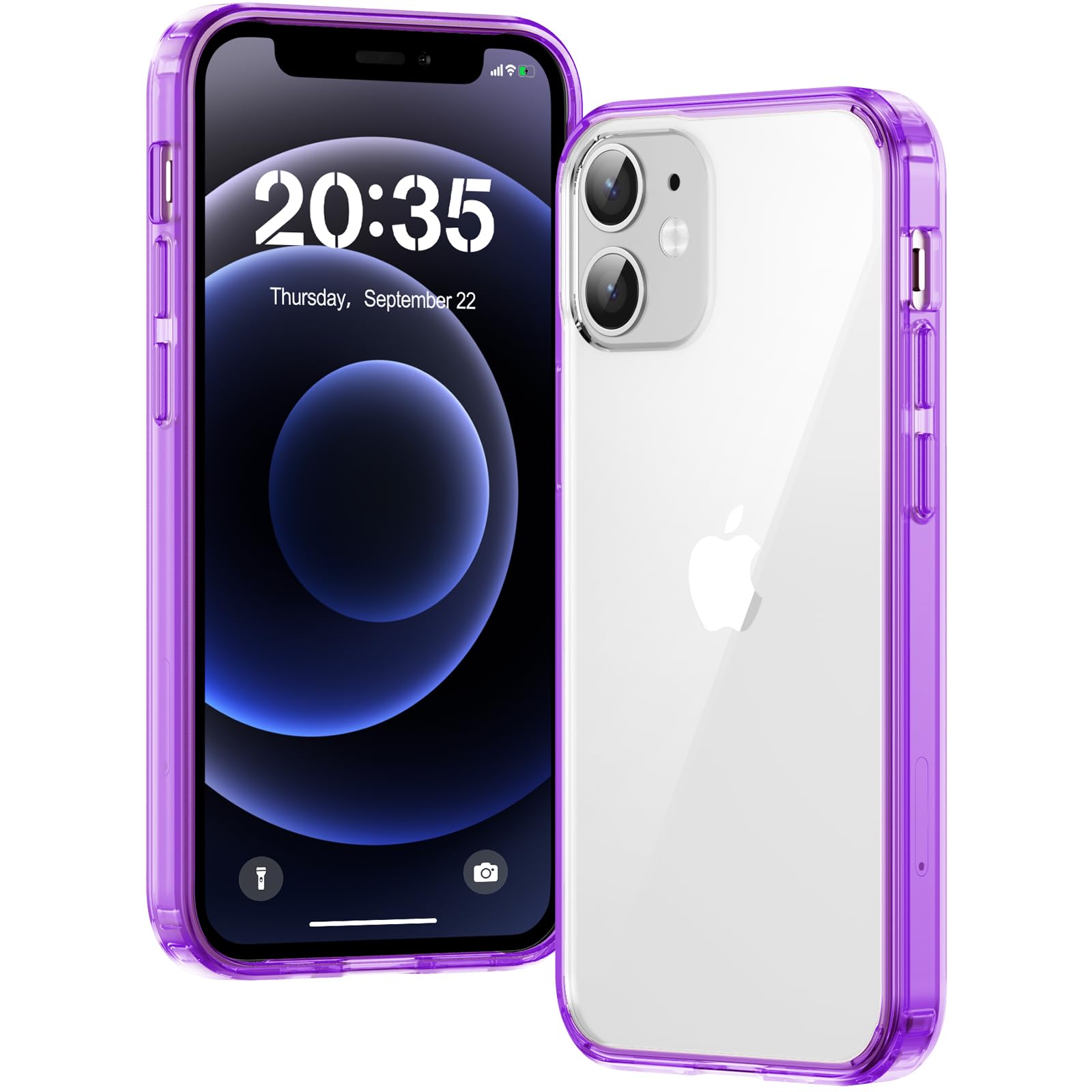 Clear Case for iPhone 15, Ultra Thin, Shockproof TPU Cover, Anti-Yellowing, Crystal Clear, Phone Case for Apple iPhone 15 - Clear — view 268