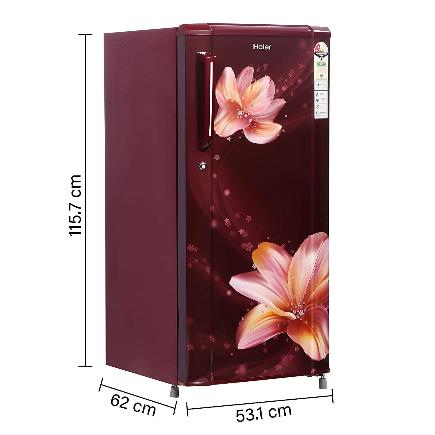 Haier (Renewed) 190 L 2 Star Direct-Cool Single Door Refrigerator