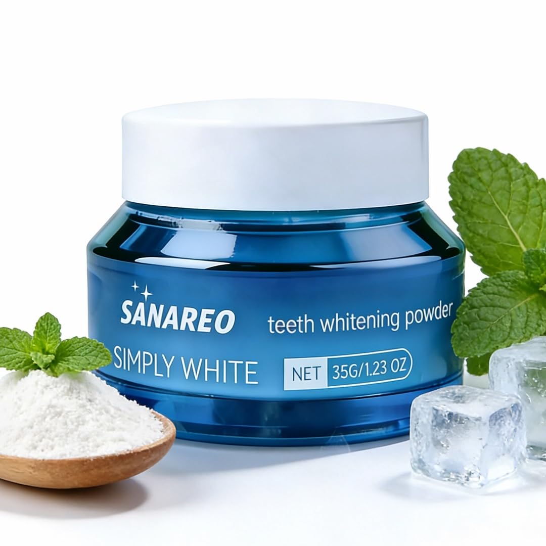 Photo 1 of Hydroxyapatite Teeth Whitening Powder - Gentle Whitening Formula with Pap No Sensitivity Toothpaste, Enamel Safe Powder for Removing Coffee, Tea, Food, Wine Stains(1PC/1.23 oz)