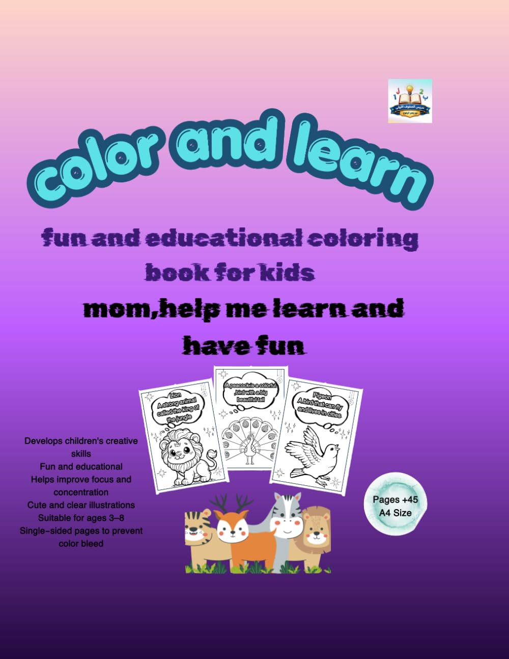 COLOR AND LEARN: Fun and Educational Coloring Book for Kids