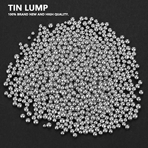 Tin Shot 100g / 3.5oz Hoge Zuiverheid 99,95% Sn Tin Metal Lumps Small Tin Sample - Image 4
