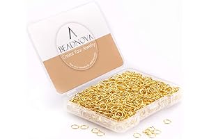 BEADNOVA 5mm Jump Rings for Jewelry Making