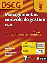 Download Management et contrôle de gestion - DSCG 3 - Manuel, applications et corrigés PDF
