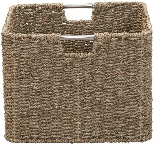 Miniatura 2 de Household Essentials, Cesta de mimbre cuadrada natural