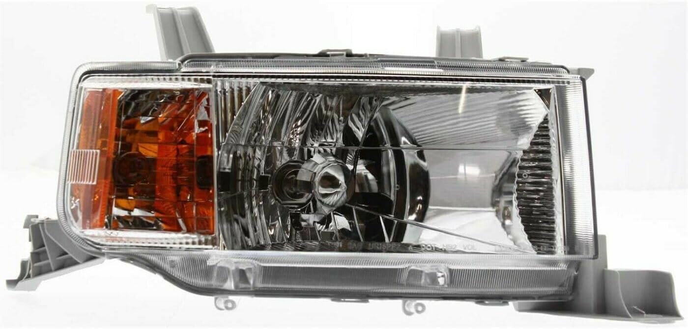 Headlights Headlamps Left & Right Pair Set for Scion for xB Base 04-06 Wagon with Bulb(S)-Assembly Clear Lens Headlight-Part Name SC2519101 10822334